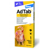 Противопаразитна таблетка AdTab/ Адтаб 12 mg за котки  от 0.5 до 2.0 кг срещу бълхи и кърлежи